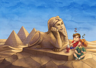 This cover was made a Hungarian childrens book full with funny questions.